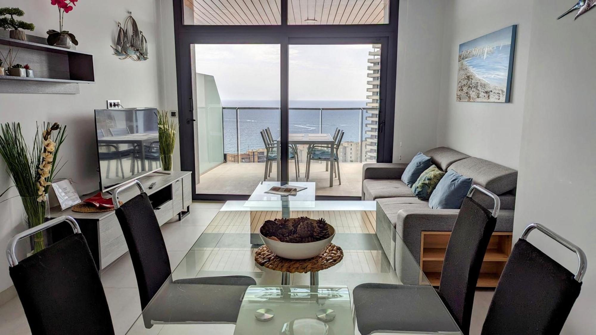 Sunset Waves Sea View Apartments Benidorm Eksteriør billede