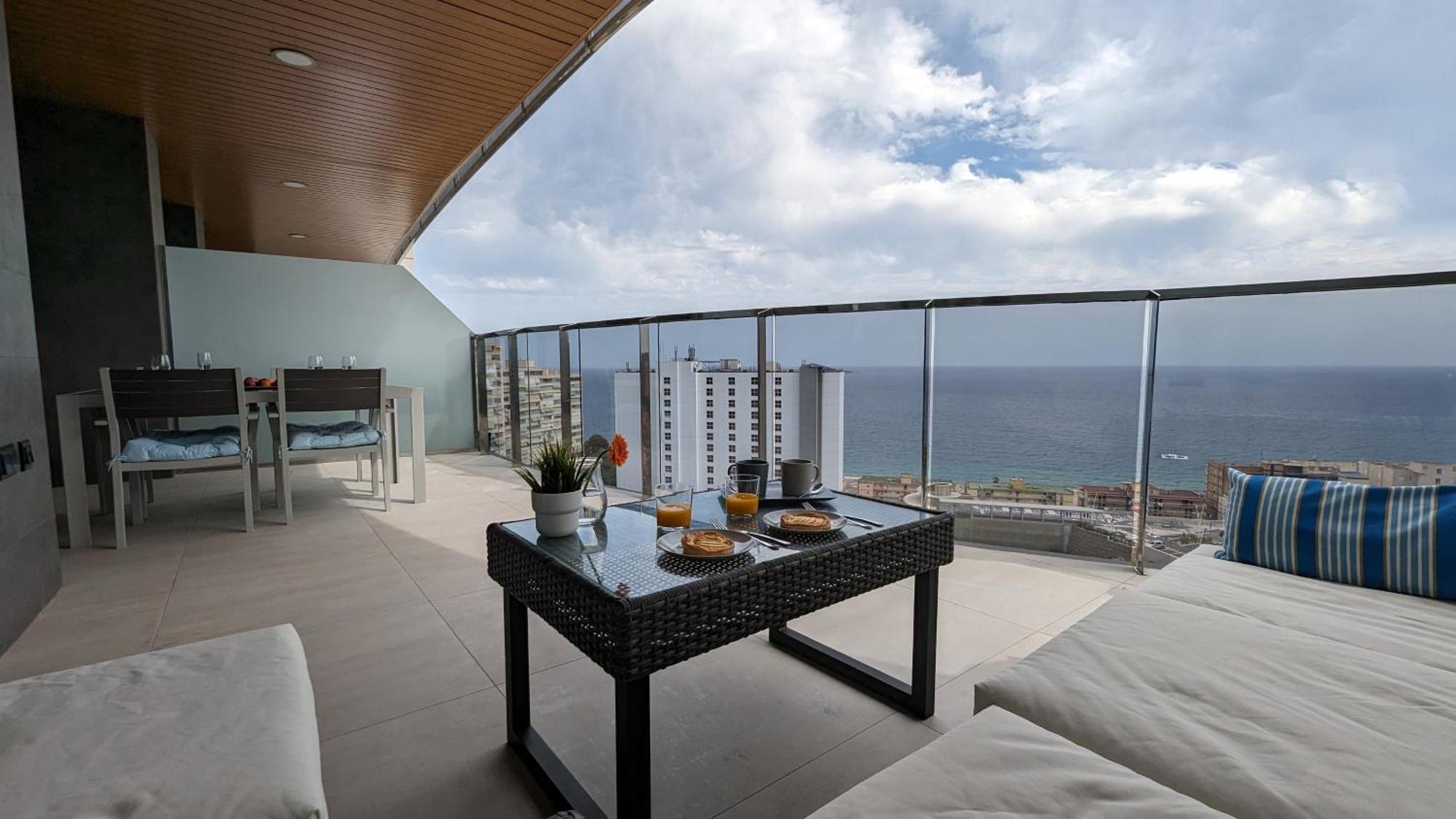 Sunset Waves Sea View Apartments Benidorm Eksteriør billede